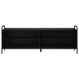 TV Cabinet 140 x 39.5 x 50 cm Black Oak Engineered Wood 8013764