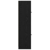 Highboard Black Oak 35 x 37 x 142 cm Engineered Wood 882906
