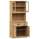 Highboard VIGO 78x40x175 cm Solid Wood Pine 3188301