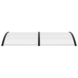 Door Canopy Black brackets, transparent sheets 45627