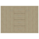Sideboard Sonoma Oak 88x30x65 cm Engineered Wood 800687