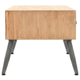 Coffee Table Solid Fir Wood 115x55x50 cm 245777