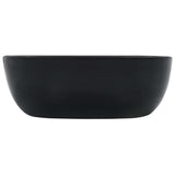 Wash Basin 42.5x42.5x14.5 cm Ceramic Black 143918