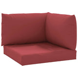 Pallet Cushions 3 pcs Wine Red Oxford Fabric 361782