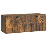 Wall-Mounted TV Cabinet Smoked Oak 78.5 x 31 x 30 cm 898210