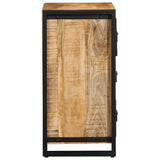 Drawer Cabinet 50x35x70 cm Solid Rough Wood Mango 4013583