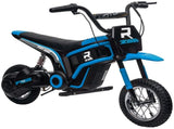 24V Electric Motorbike with Twist Grip Throttle, Music, Horn, 12" Pneumatic Tyres, 16km/h Max Speed T3398P378952