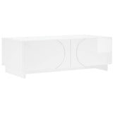 Coffee Table High Gloss White 102 x 50.5 x 35 cm 8011454