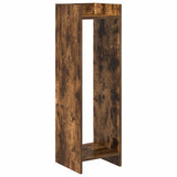 Plant Stand 2 pcs Smoked Oak 30 x 30 x 100 cm Engineered Wood 899571