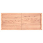 Table Top Light Brown 120x50x cm Treated Solid Wood Oak 3156374