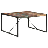 Dining Table 140x140x75 cm Solid Reclaimed Wood 321573