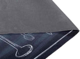 Kitchen Rug Black 180 x 60 cm Velvet 42013431