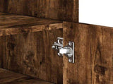 Sideboard Smoked Oak 45x35x75 cm Engineered Wood 848399