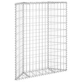 Trapezium Gabion Raised Bed Galvanised Steel 80x20x100 cm 145652