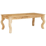 Coffee Table Brown 100 x 55 x 40 cm Solid mango wood 4104584