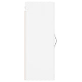 Wall Mounted Cabinet White 34.5x34x90 cm Engineered Wood 834994
