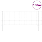 Wild Fence with Posts 100 x 0.8 m 3337165