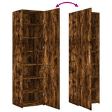Highboard Smoked Oak 50x42.5x185 cm Engineered Wood 3281417