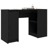 Desk Black Oak 120x42x76 cm Engineered Wood 861815