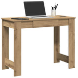 ZNTS Desk Artisan Oak 100x45x75 cm Engineered Wood 860435