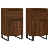 Sideboards 2 pcs Brown Oak 40x35x70 cm Engineered Wood 831179