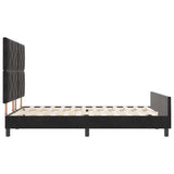 ZNTS Bed Frame Black 140x200 cm Velvet 3345013