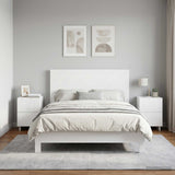 Bedside Cabinet 2 pcs High Gloss White 33.5 x 34.5 x 50 cm 8011396