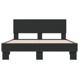 Bed Frame without Mattress Black 140x190 cm 3280212