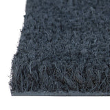 Door Mat Dark Grey 65x100 cm Tufted Coir 155591