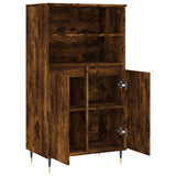 Highboard Smoked Oak 60x36x110 cm Engineered Wood 831481