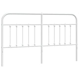 Metal Replace Headboard White 160 cm 352662