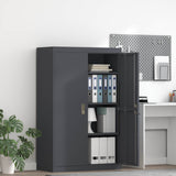 Storage Cabinet Anthracite 90 x 40 x 140 cm Steel 3406162