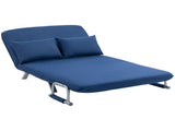 Two-Seater Click-Clack Sofa Bed - Dark Blue T3398P423092