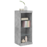 Sideboard with LED Lights Concrete Grey 41x37x100 cm 836731