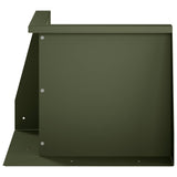Retaining Wall 2 pcs 50 x 50 x 30 cm Steel Olive Green 8015164