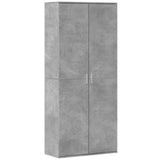 Highboard Concrete Grey 80x35x180 cm Engineered Wood 3276654