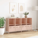 Sideboard Pink 135x39x73.5 cm Cold-rolled Steel 3307162