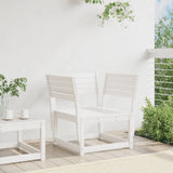 Garden Chair White Solid pine wood Standard Durable 844675