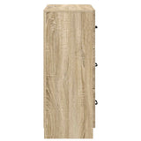 Drawer Cabinet Sonoma Oak 66 x 34.5 x 87 cm Engineered Wood 895757
