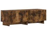 5 Piece LED TV Cabinet Smoked Oak Engineered Wood 3416423