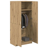 Wardrobe Artisan Oak 80x52x180 cm Engineered Wood 855883