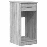 Computer Tower Stand with Drawer Grey Sonoma 35x45x77 cm 858745