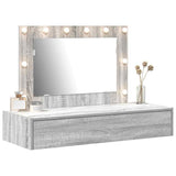 Dressing Table Grey 100 x 40 x 70 cm Engineered Wood 865240