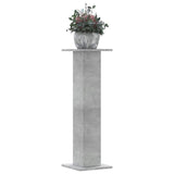 Plant Stands 2 pcs Concrete Grey 30x30x95 cm Engineered Wood 3307876