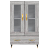 Highboard Grey Sonoma 69.5x31x115 cm Engineered Wood 828282