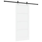 Sliding Door ORKDAL White 86 x 198.5 cm Solid Pine Wood 3333651