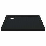 Shower Base Tray with Dots 90 x 90 x 4 cm ABS Black 42033513