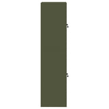 Storage Cabinet 2 pcs Olive Green 60 x 40 x 160 cm Steel 3438751