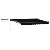 Electric Retractable Awning Black and Anthracite 3 x 2.5 m 3422009