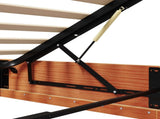 Ottoman Bed Frame Wax Brown 140 x 200 cm Solid Pine Wood 3418752